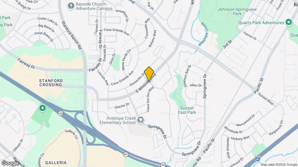 2586 S Whitney Blvd Map and Location Details