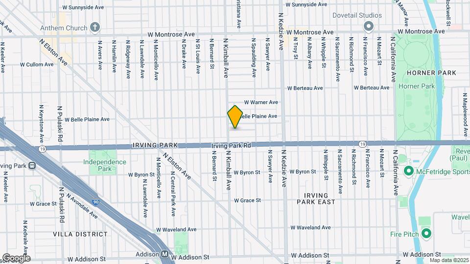 3349 W Cuyler Ave Map and Location Details