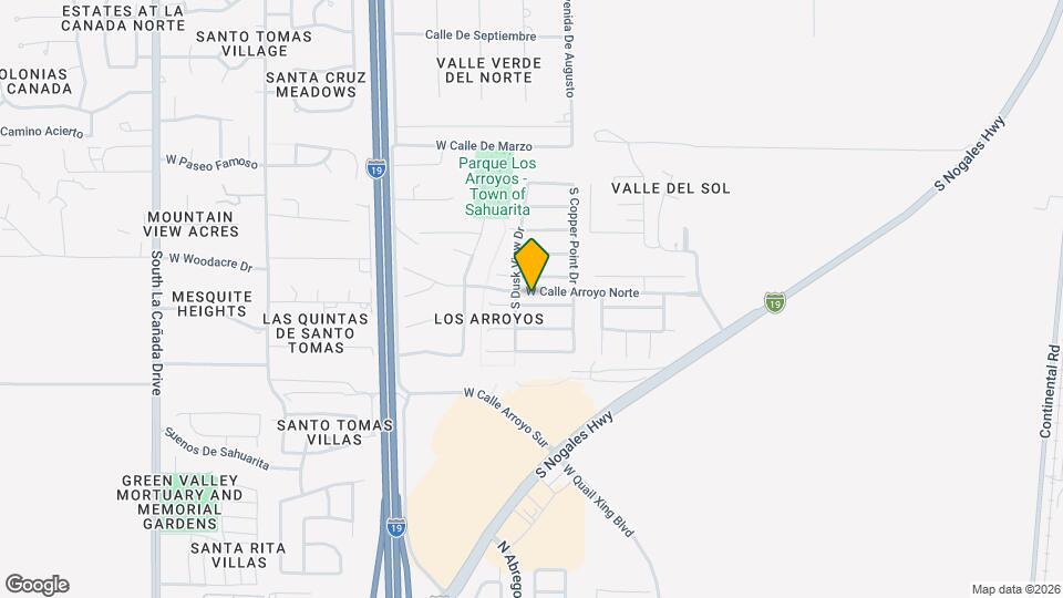 708 W Cholla Crest Dr Map and Location Details