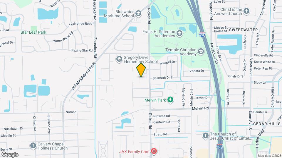 7774 Mordecai Ct Map and Location Details