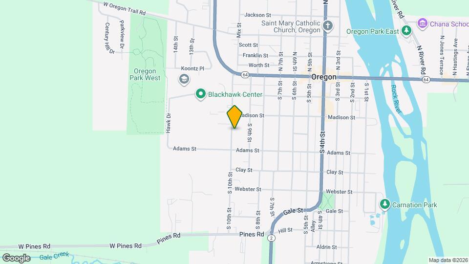 313 S 10th St Map and Location Details