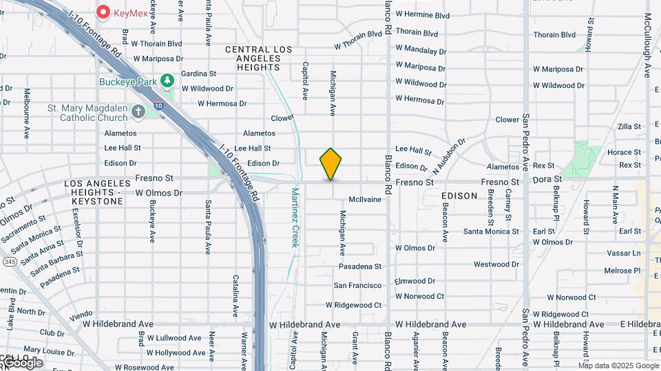 1102 Fresno St Map and Location Details
