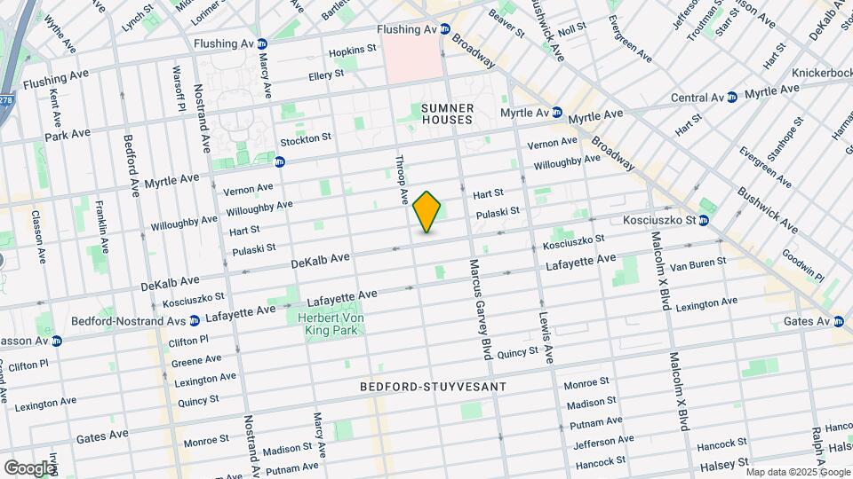855 Dekalb Ave Mapa y Detalles de la Ubicación