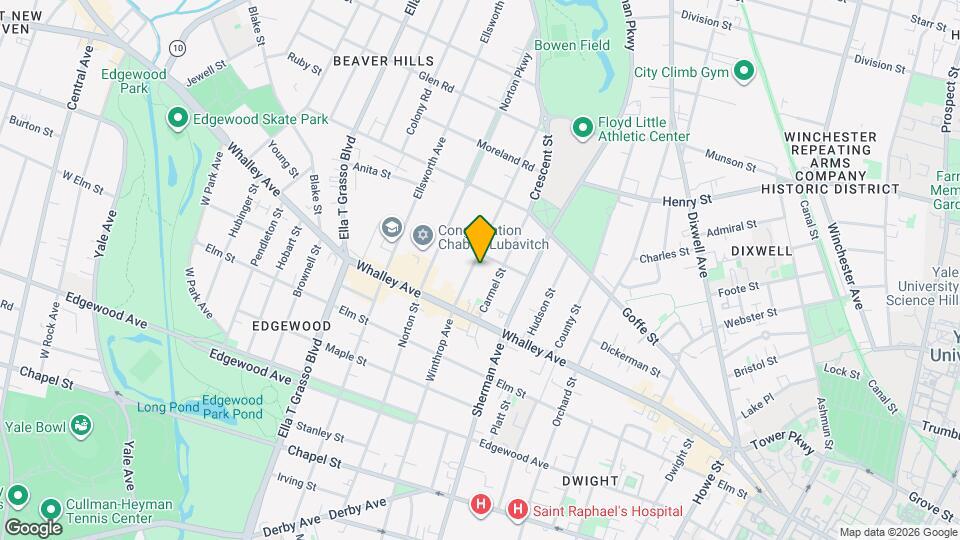 499 Winthrop Ave, Unit 1 Map and Location Details
