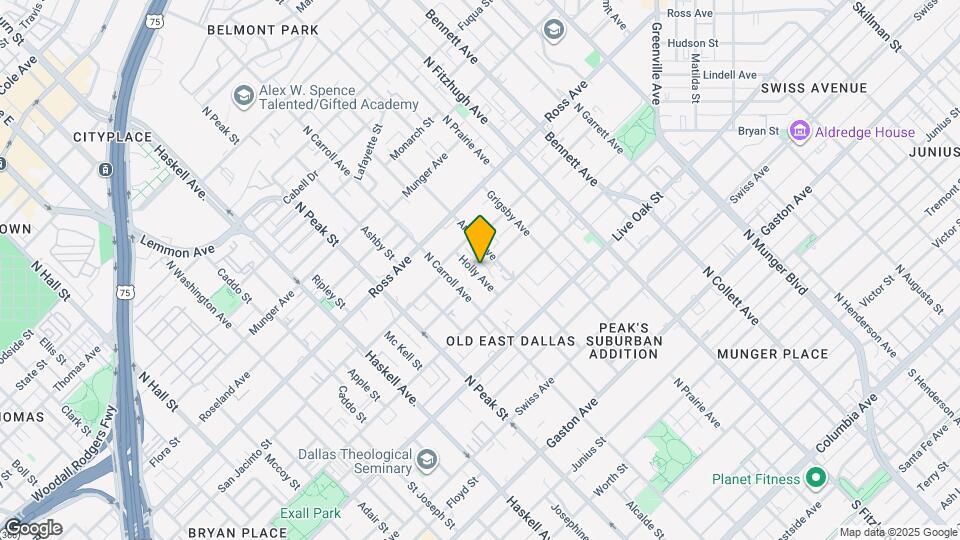 1508 Holly Ave Map and Location Details