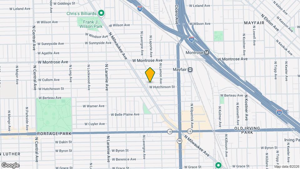 4936 W Hutchinson St Map and Location Details