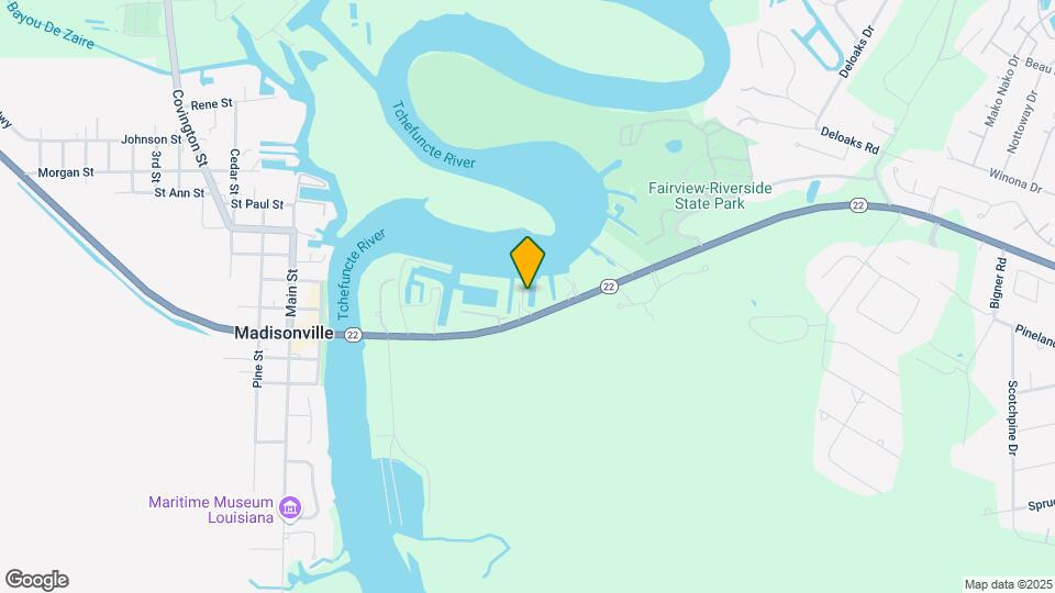 Tchefuncte Yachting Condos Map and Location Details
