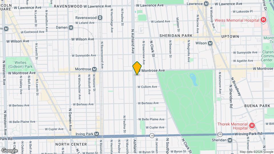 4335 N Ashland Ave Map and Location Details