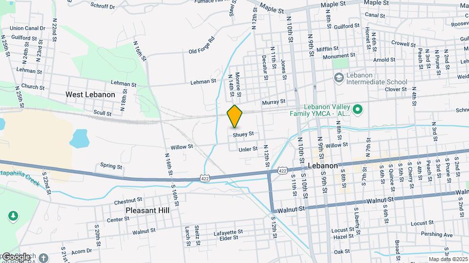 129 N 14th St Map and Location Details