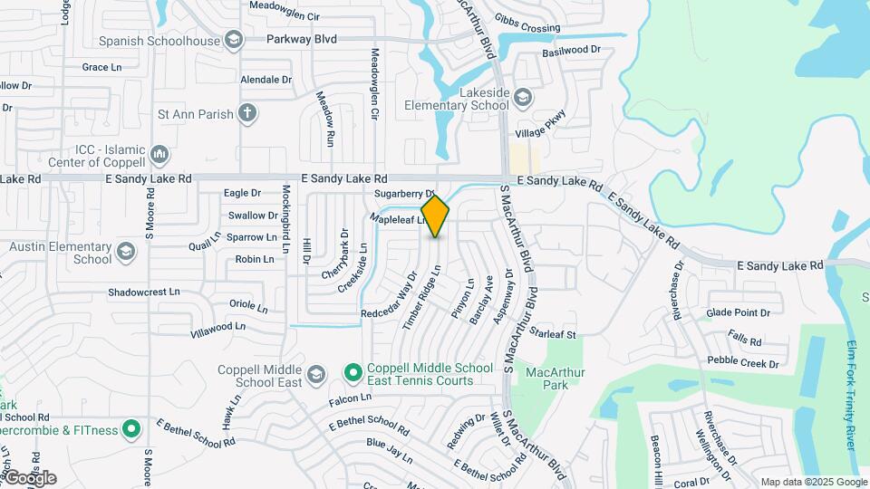 219 Timber Ridge Ln Map and Location Details