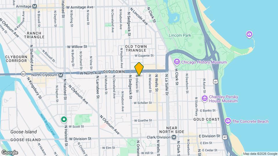 1537 N Orleans St Map and Location Details