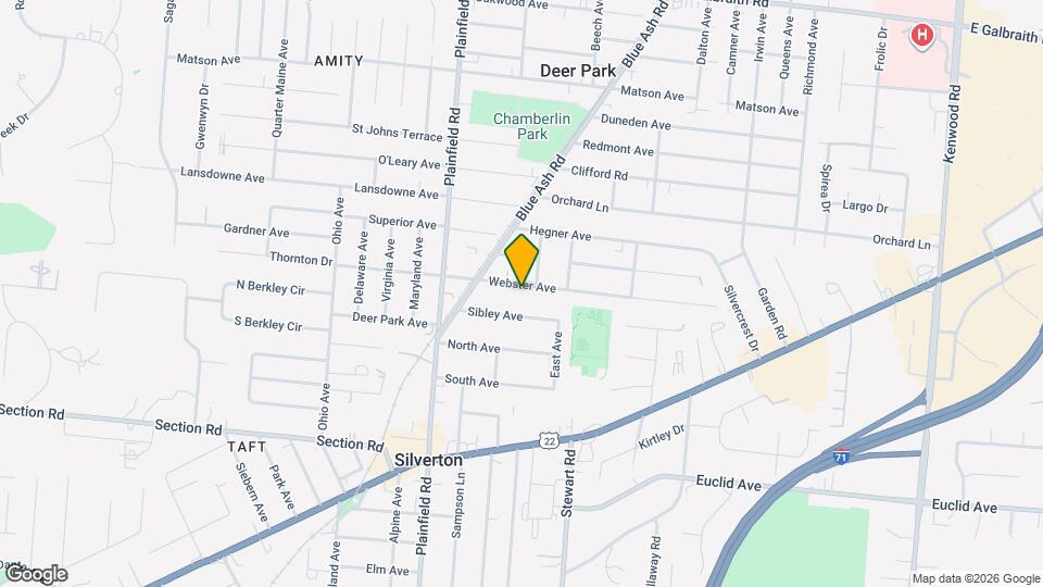 4175 Webster Ave Map and Location Details