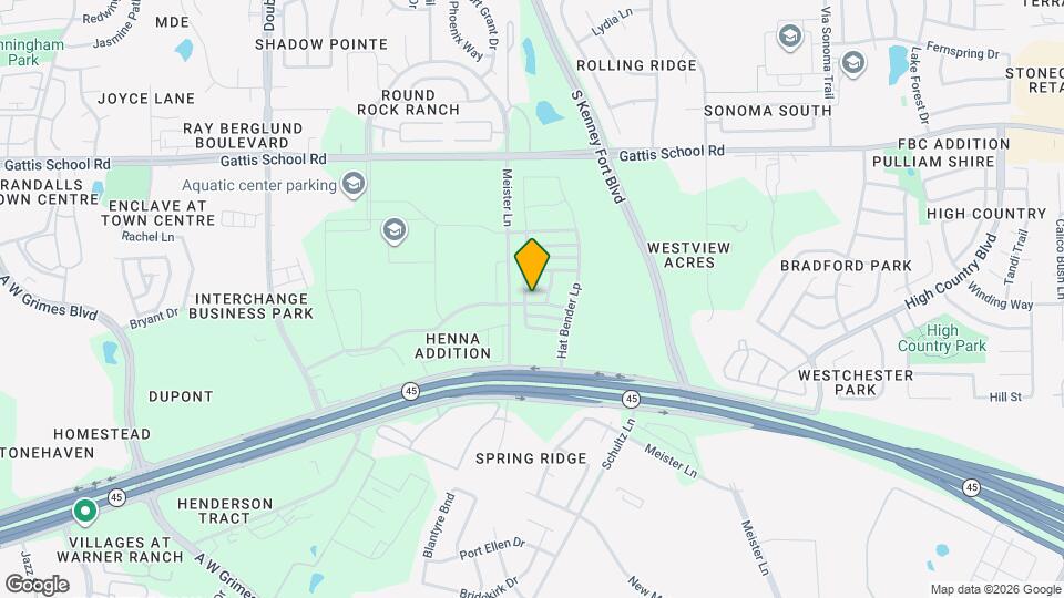 2904 Harvester Ln Map and Location Details