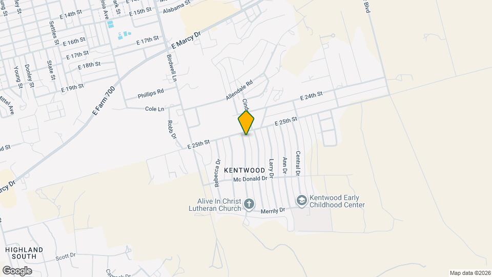 2503 Lynn Dr Map and Location Details