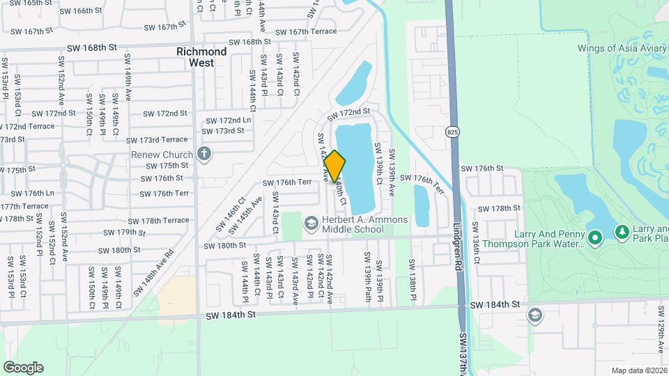 14063 SW 177th St Map and Location Details