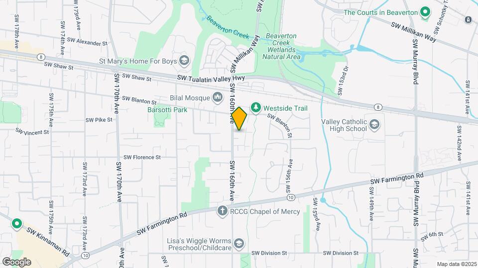 15970 SW Roth Dr Map and Location Details