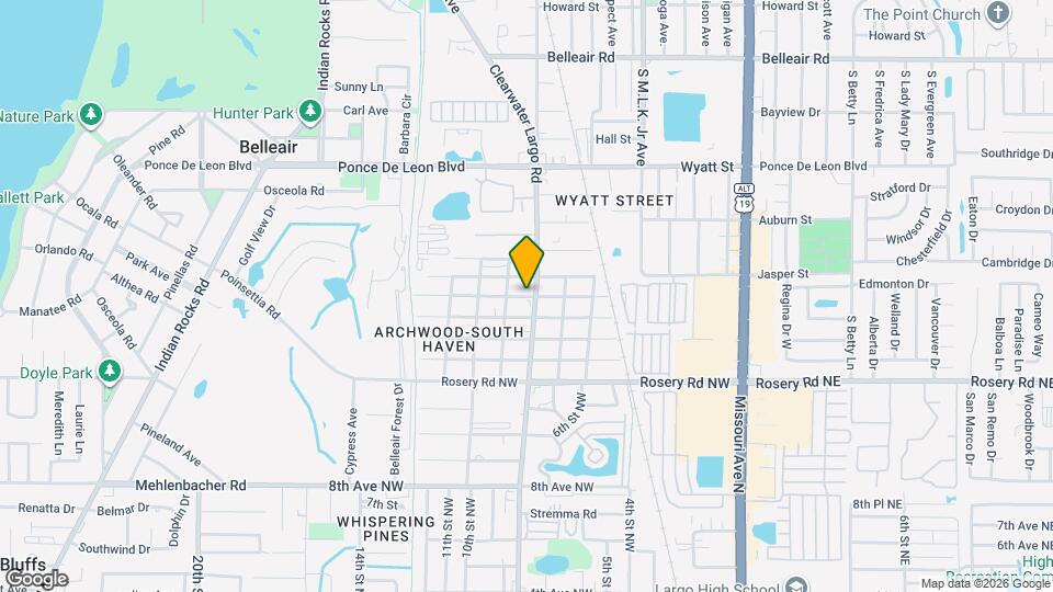 800 Highland Ave Map and Location Details