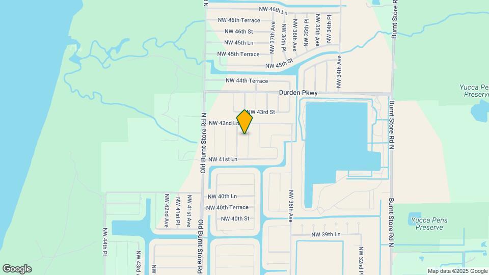 4158 NW 38th Pl Map and Location Details