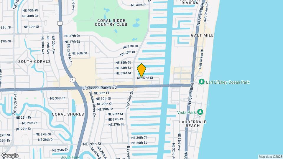 2822 NE 32nd St Mapa y Detalles de la Ubicación