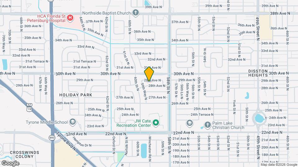 5901 28th Ave N Map and Location Details