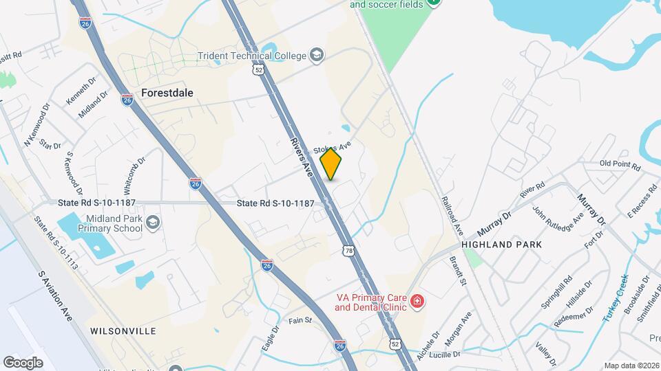 6908 Rivers Ave Map and Location Details