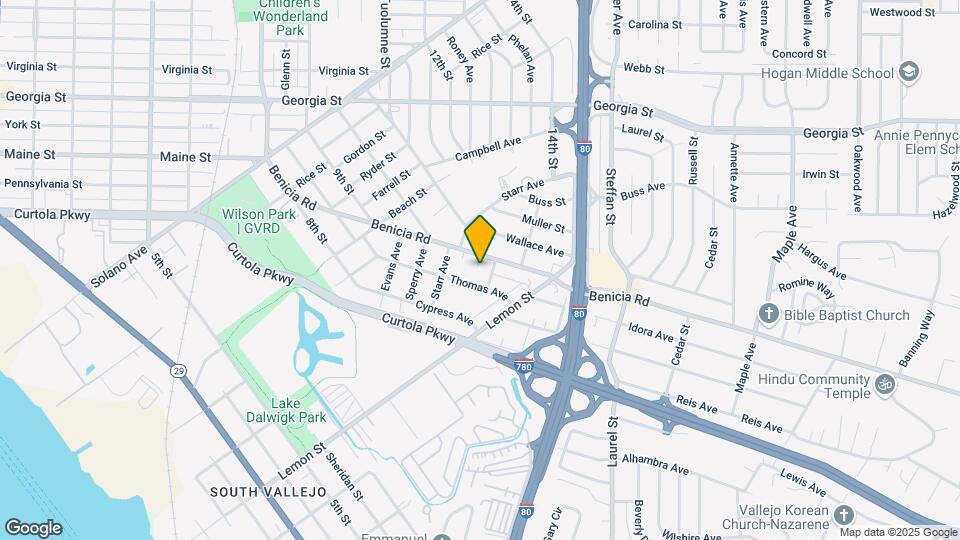 429 Benicia Rd Mapa y Detalles de la Ubicación