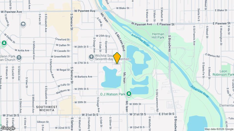 555 W 27th St S Map and Location Details