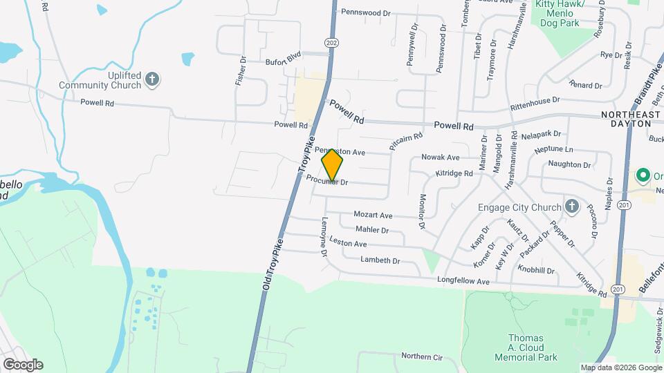 4418 Procuniar Dr Map and Location Details