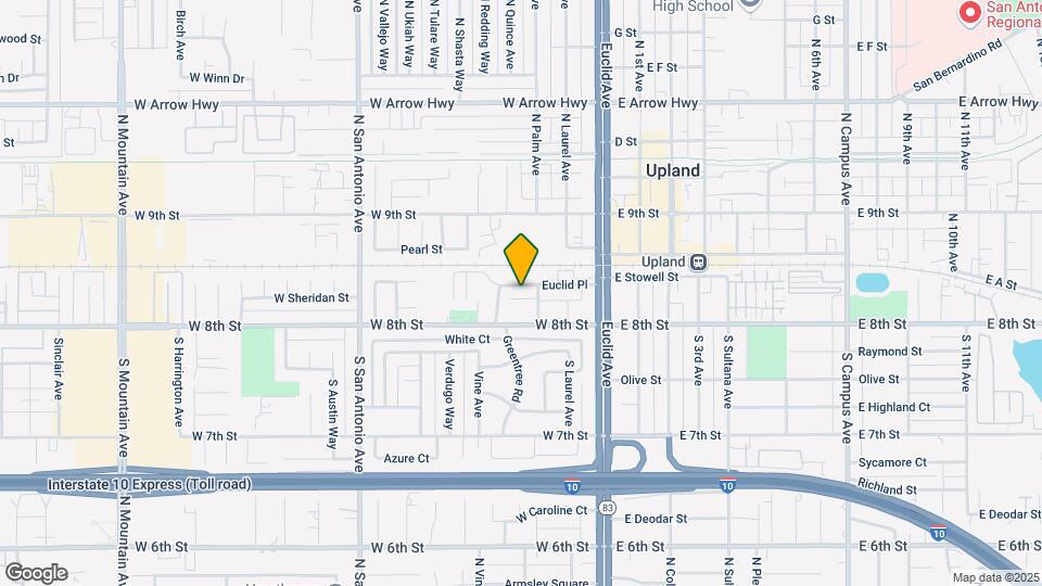256 Euclid Pl Map and Location Details