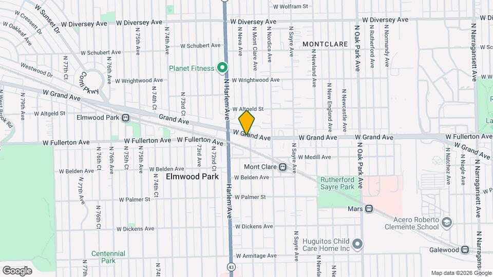 7151 W Grand Ave Map and Location Details