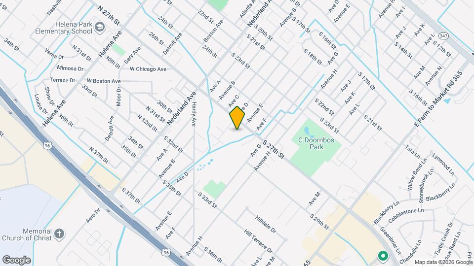 555 S 28th St, Unit B Map and Location Details