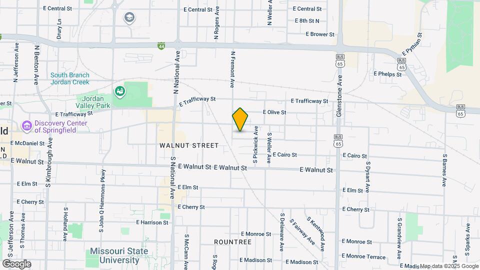 1417 E McDaniel St Map and Location Details