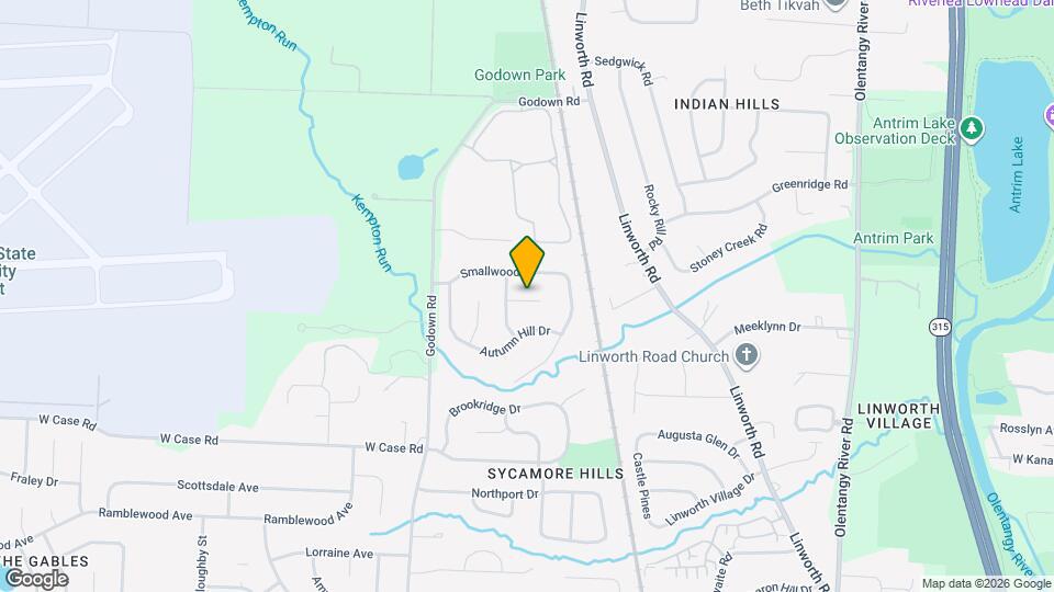 1236 Middlefield Ct Map and Location Details