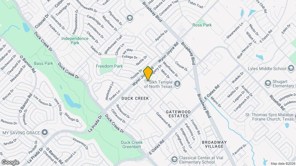 4510 Tarry Dr Map and Location Details