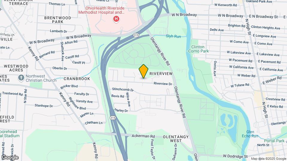 622 Riverview Dr Map and Location Details