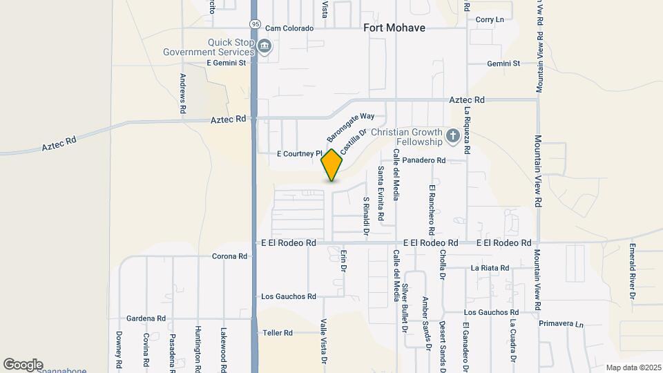 1605 E Rinaldi Way Map and Location Details