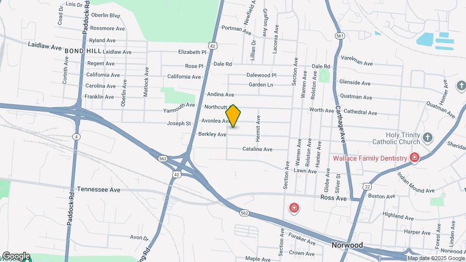 1810 Berkley Ave, Unit 1st Floor Map and Location Details