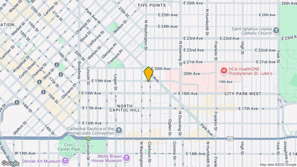 1861 Clarkson St Map and Location Details