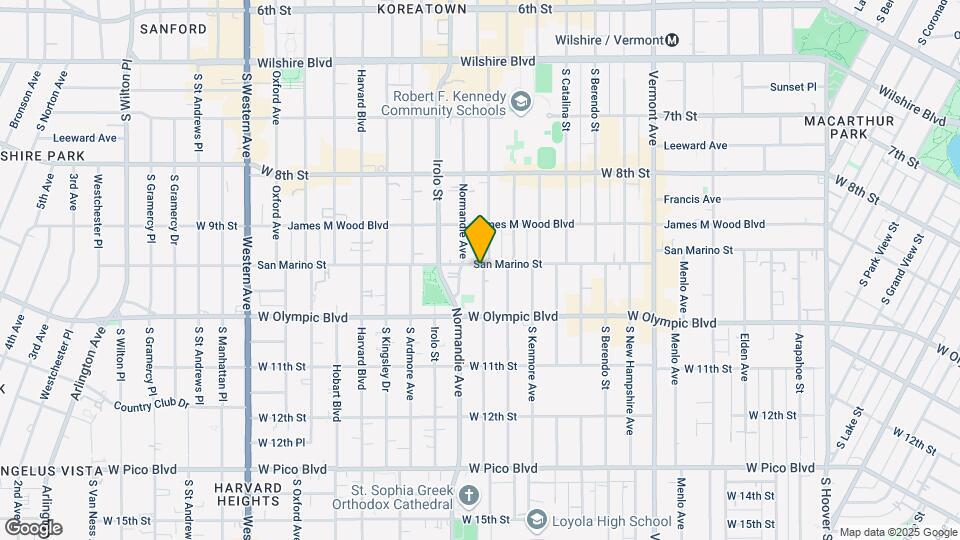3152 San Marino St Map and Location Details