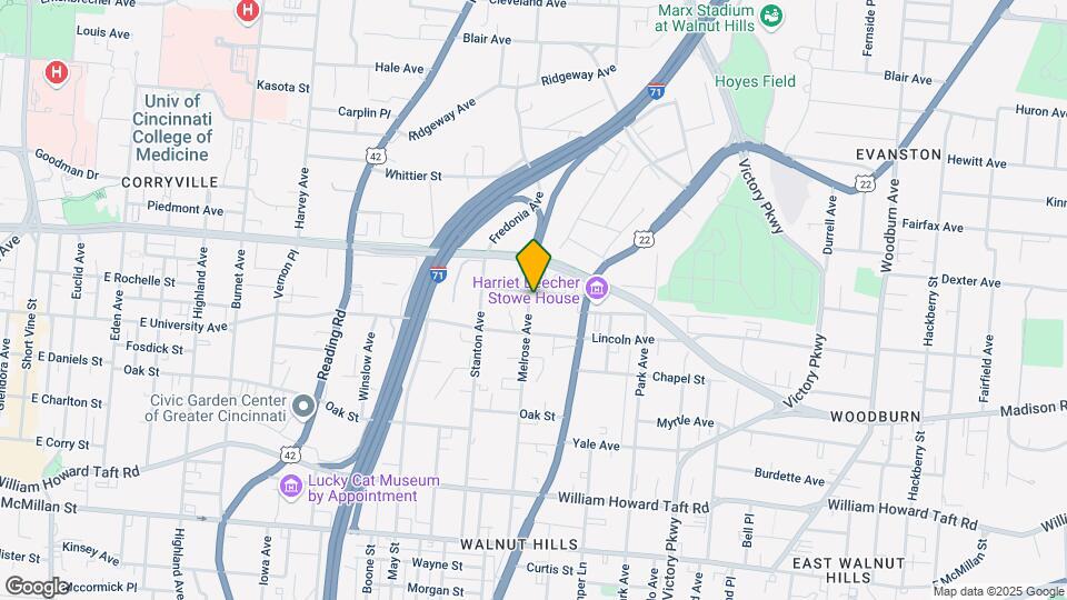 835 Beecher St Map and Location Details