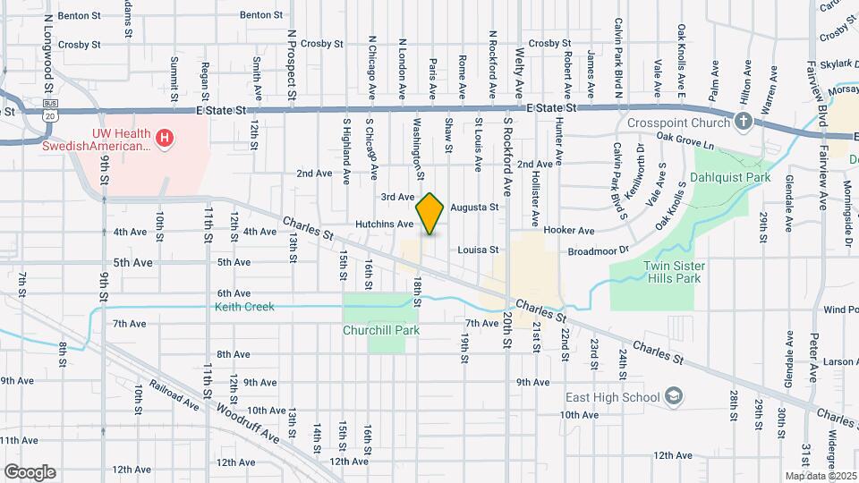 518 Washington St Map and Location Details