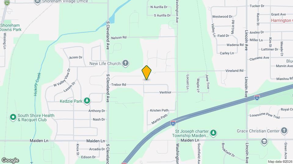 1481 Trebor Rd Mapa y Detalles de la Ubicación