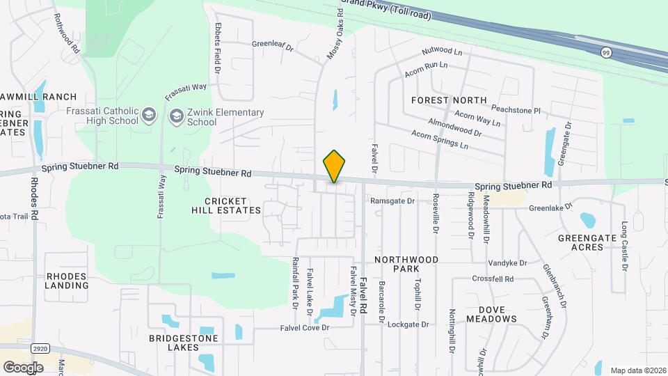 4030 Mossy Pl Ln Map and Location Details