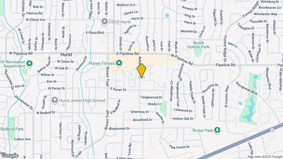 602 Bellaire Dr Map and Location Details