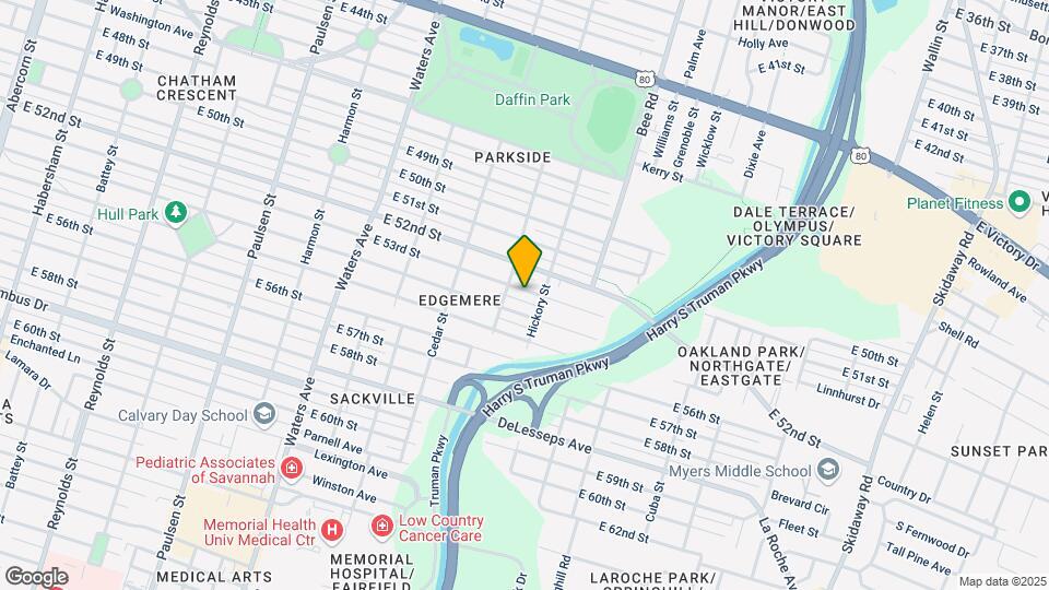 1411 E 53rd St Mapa y Detalles de la Ubicación