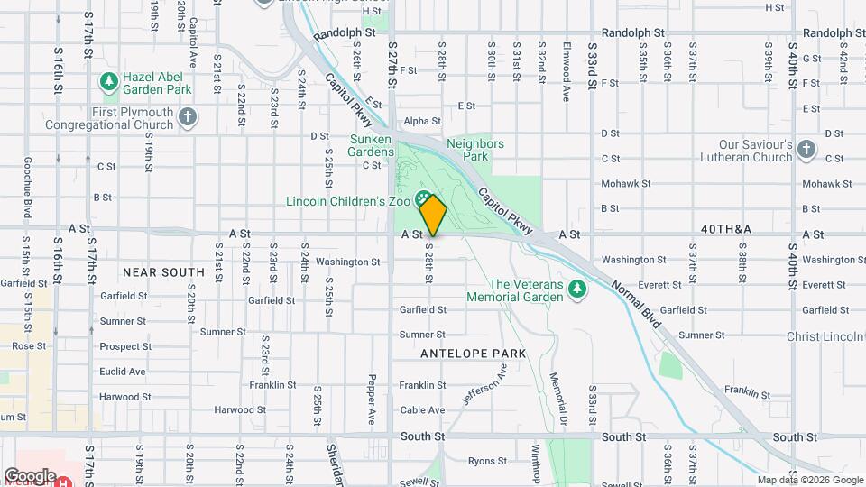 1400-1402 S 28th St Map and Location Details