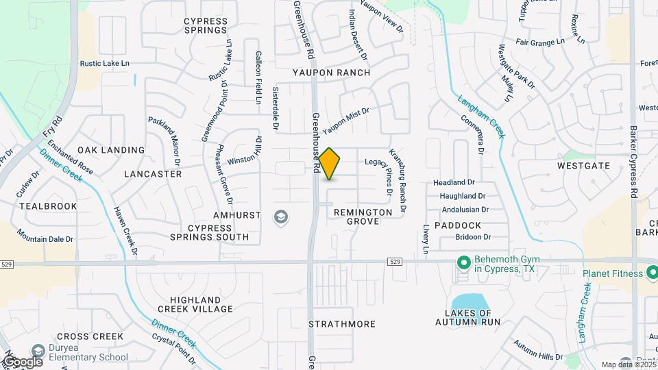 19154 Yellow Thrush Dr Map and Location Details
