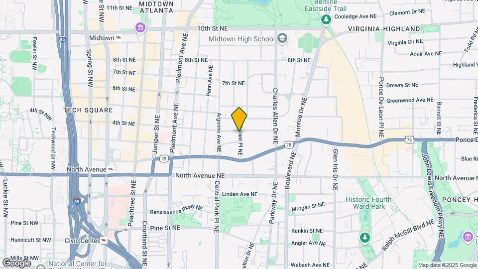 343 4th St NE Map and Location Details