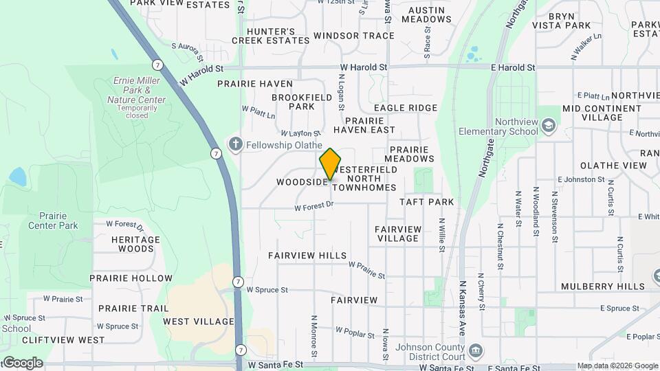 Westerfield North Townhouses Map and Location Details