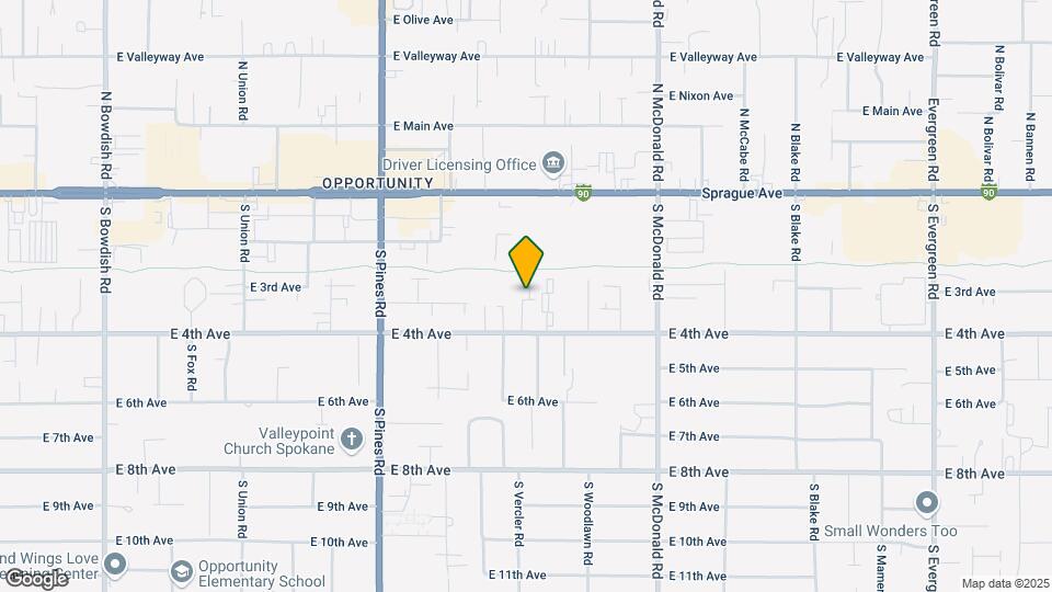 12705 E 3rd Ave Map and Location Details